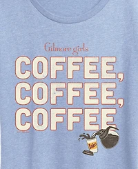 Hybrid Apparel Plus Gilmore Girls And Coffee Short-Sleeve Graphic T-Shirt