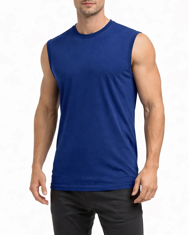 Blu Rock Men's -Pack Slim-Fit Sleeveless Muscle T-Shirt