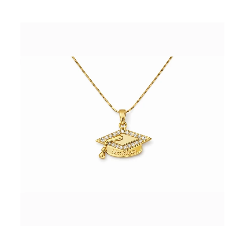 Dloria Limitless Graduation Cap Pendant Necklace