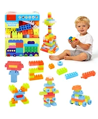 Mecale 150-Piece Toddler Building Blocks Stem Learning Set, Ages 3