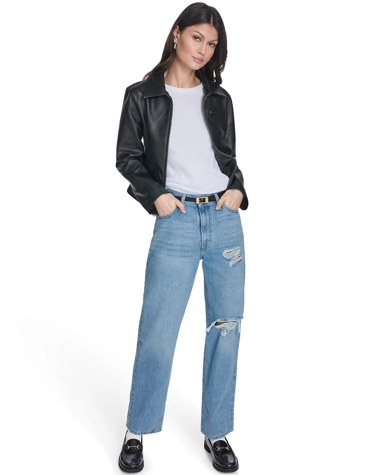 Levi's Women's Laydown Collar Zip-Front Jacket