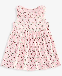 First Impressions Baby Girls' 0M-24M Strawberry-Print Dress, Macy's Exclusive