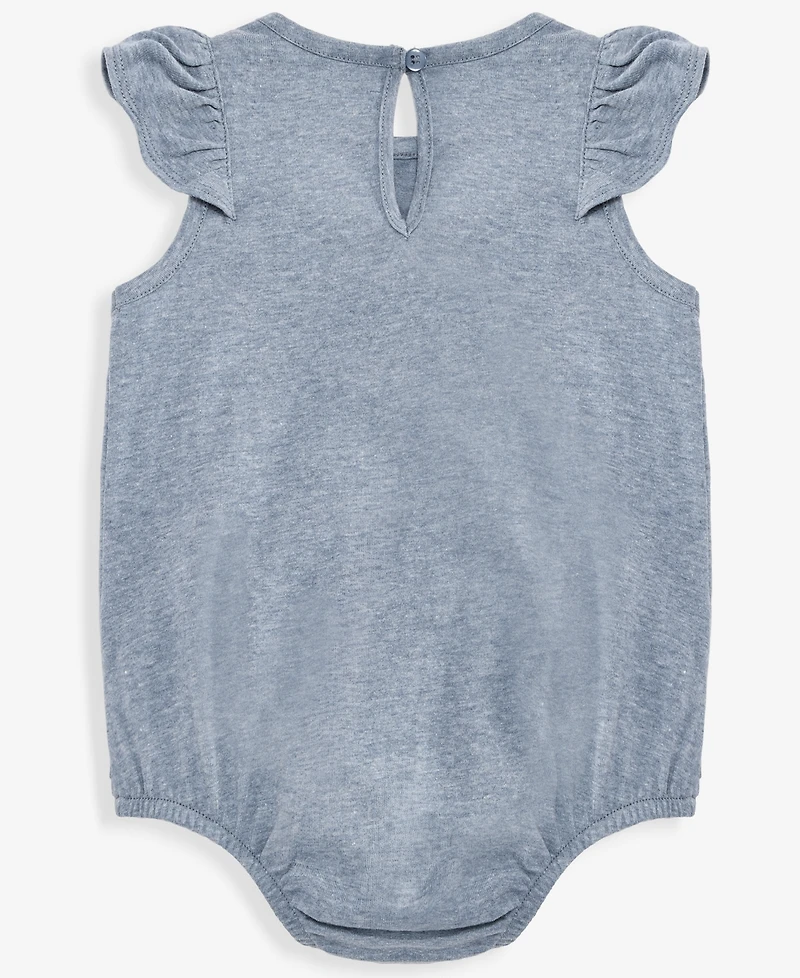 First Impressions Baby Girls' 0M-24M Strawberry-Hem Sunsuit, Macy's Exclusive