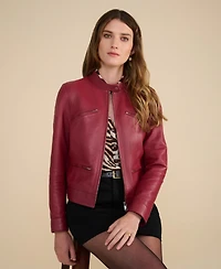 Furniq Uk Women's Leather Jacket