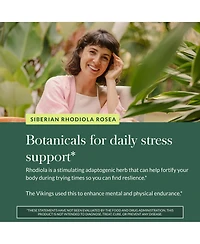 Gaia Herbs Rhodiola Rosea - Stress Support Supplement Traditionally for Supporting Healthy Stamina and Endurance