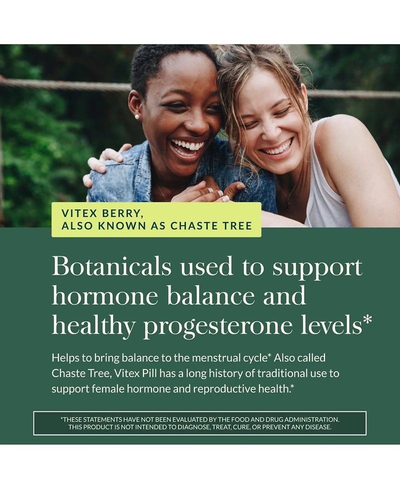 Gaia Herbs Vitex Berry (Chaste Tree) - Supports Hormone Balance & Fertility for Women