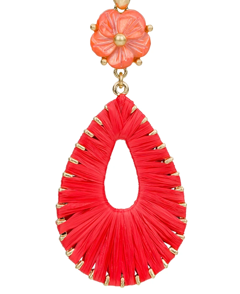 Patrica Nash Gold-Tone Plated Teardrop Earrings