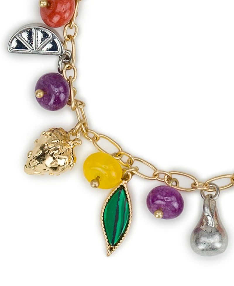 Patrica Nash Gold-Tone Plated Mini Charm Bracelet