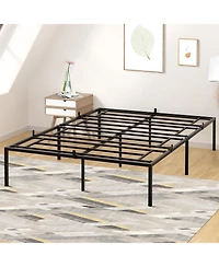 gaomon Bed Frame, 14" Metal Platform Bed Frame, Heavy Duty Metal Bed Frame with Iron Slat Support, Under-Bed Storage, 800 Lbs Weight Capacity