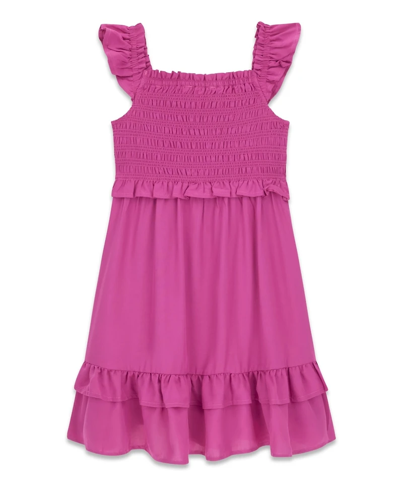 Guess Girls' 7-16 Poplin Sleeveless Dress