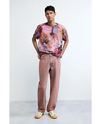 Desigual Men's Floral printed t-shirt