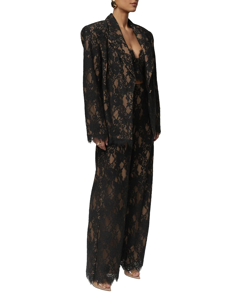 Jluxlabel Women's Lace and Desire Blazer