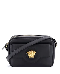 Pre-Owned Versace Small La Medusa Flap Pocket Camera Bag Leather