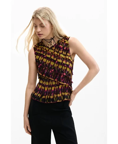 Desigual Women's Printed sleeveless blouse