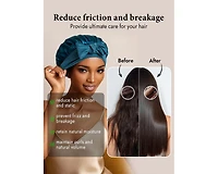 Silksilky Pure Silk Bowknot Tie Bonnet