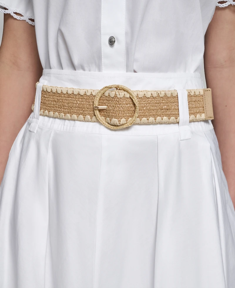 Karl Lagerfeld Paris Women's Pleated Long Midi Skirt