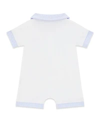 Guess Baby Boys' Stretch Jersey Shortall with Seersucker Details