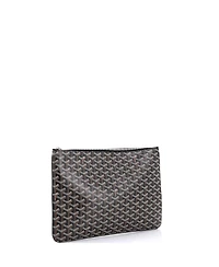 Pre-Owned Goyard Gm Senat Zip Pouch Coated Canvas