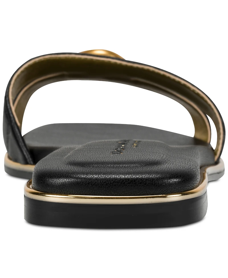 Donna Karan New York Women's Halo Slip-On Flat Sandals