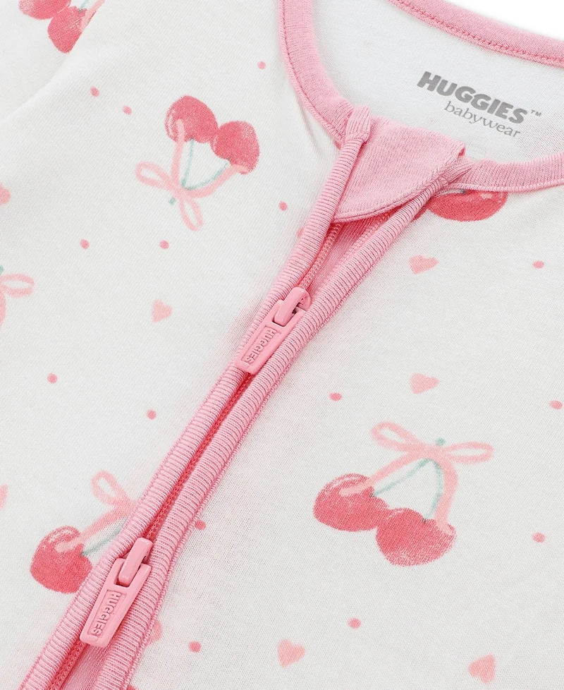 Huggies Baby Girls' Viscose Coverall, 2-Pack