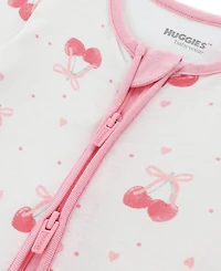 Huggies Baby Girls' Viscose Coverall, 2-Pack