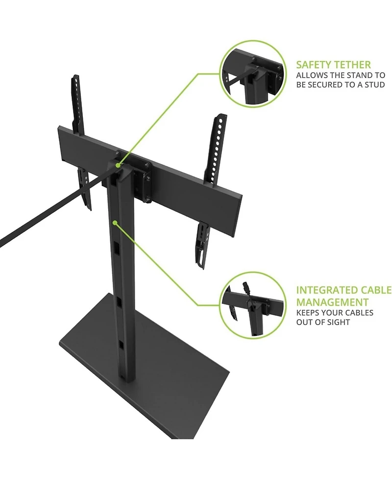 Kanto TTS140 Heavy Duty Steel 40" to 90" Tabletop Tv Stand