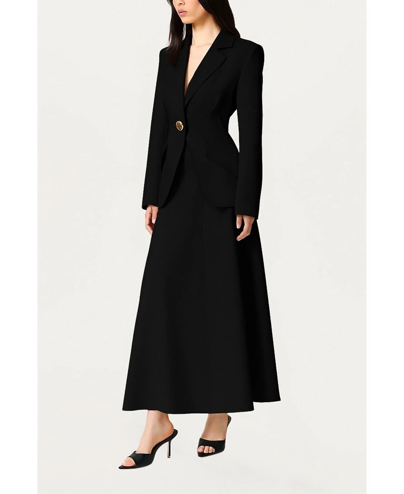 Nocturne Women's Sculpted Single-Button Tailored Jacket