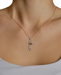 Le Vian Nude Diamond (0.47 ct. t.w.) & Chocolate Diamond (0.9 ct. t.w.) Pendant Necklace in 14k Strawberry Gold