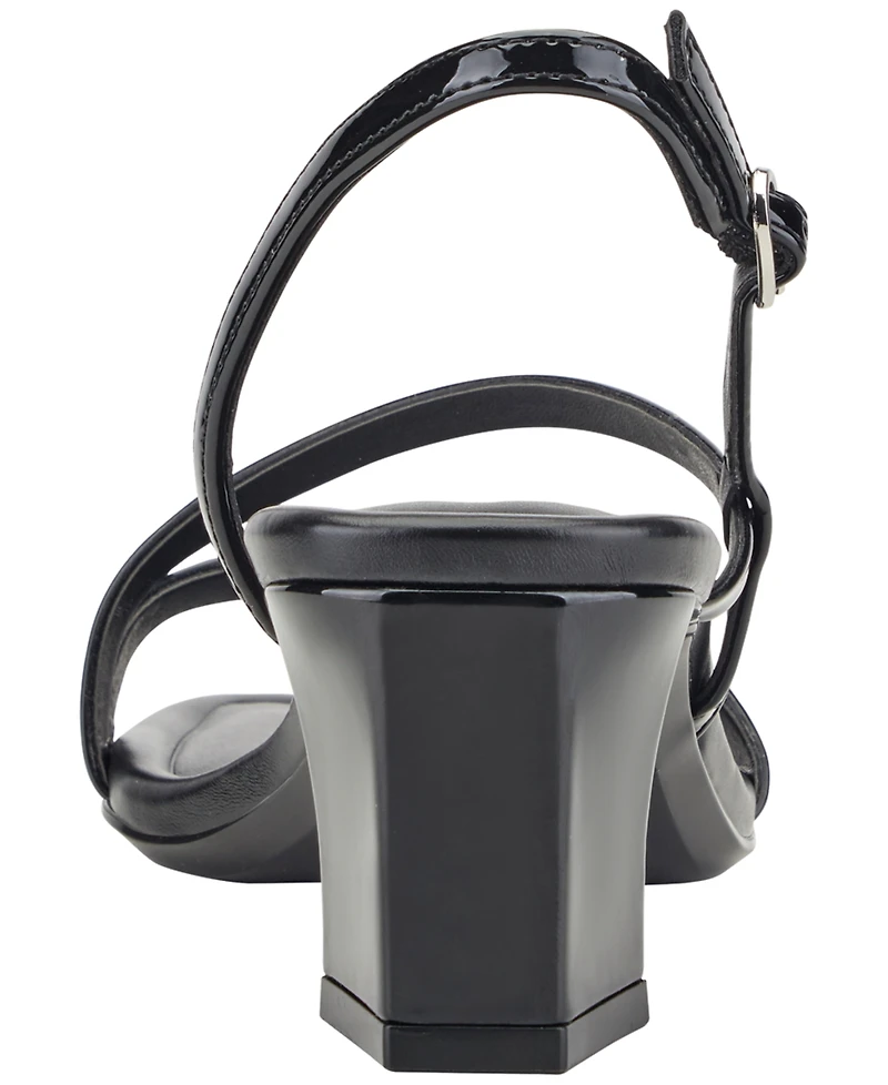 Marc Fisher Women's Gizia Strappy Block Heel Dress Sandals