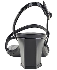 Marc Fisher Women's Gizia Strappy Block Heel Dress Sandals