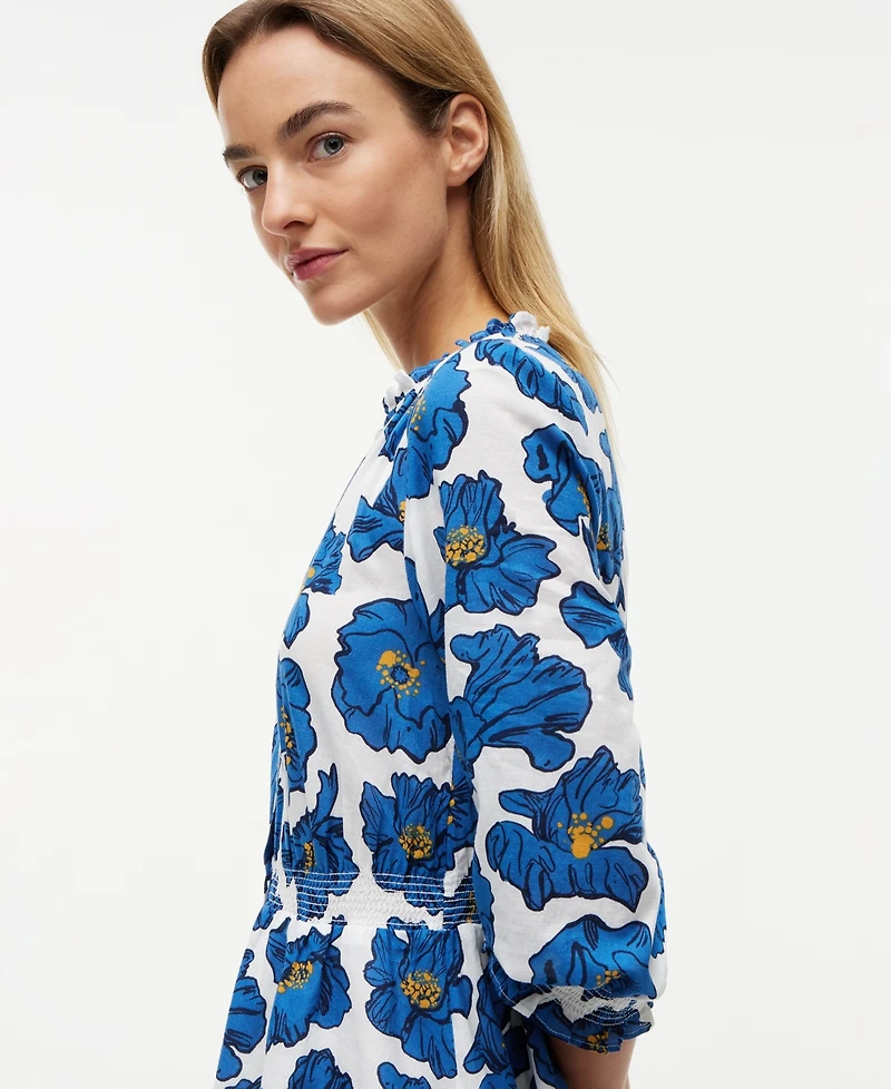 Tommy Hilfiger Women's Pin Tuck Cambric Shirt Dress