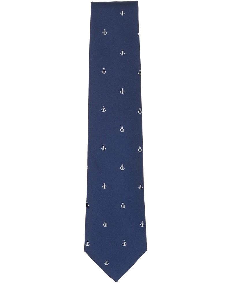 B by Brooks Brothers Men's Anchor Pattern Classic Tie