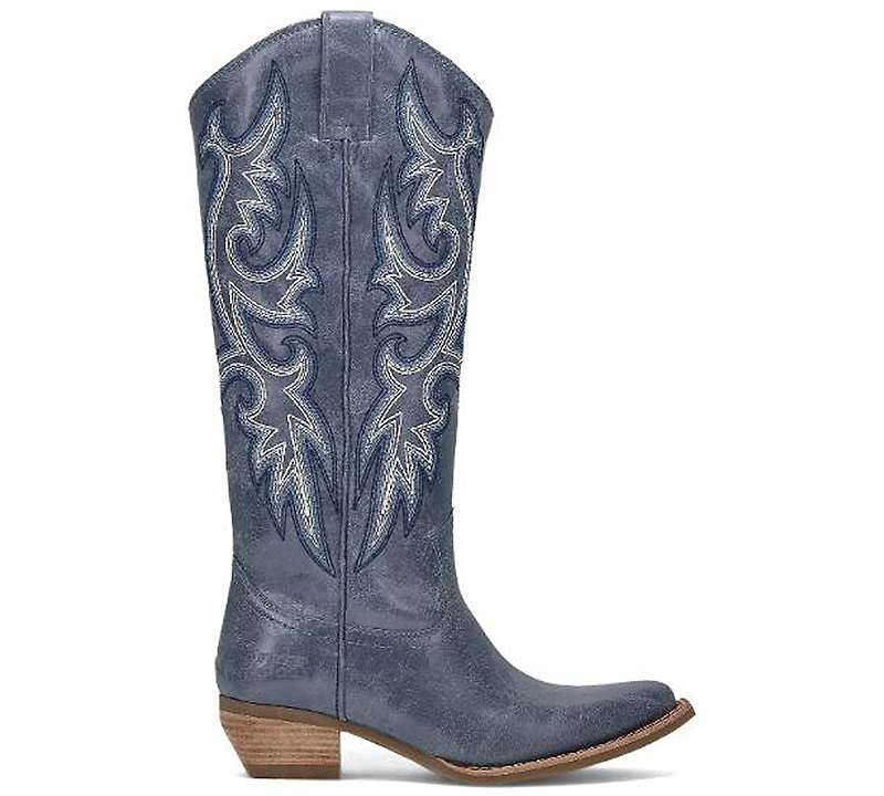 Frye and Co. Women's Irlene Tall Deco Stitch Almond Toe Boots