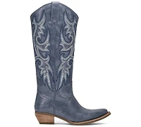 Frye and Co. Women's Irlene Tall Deco Stitch Almond Toe Boots