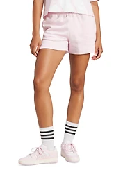 adidas Women's Essentials Small Logo Fleece Shorts
