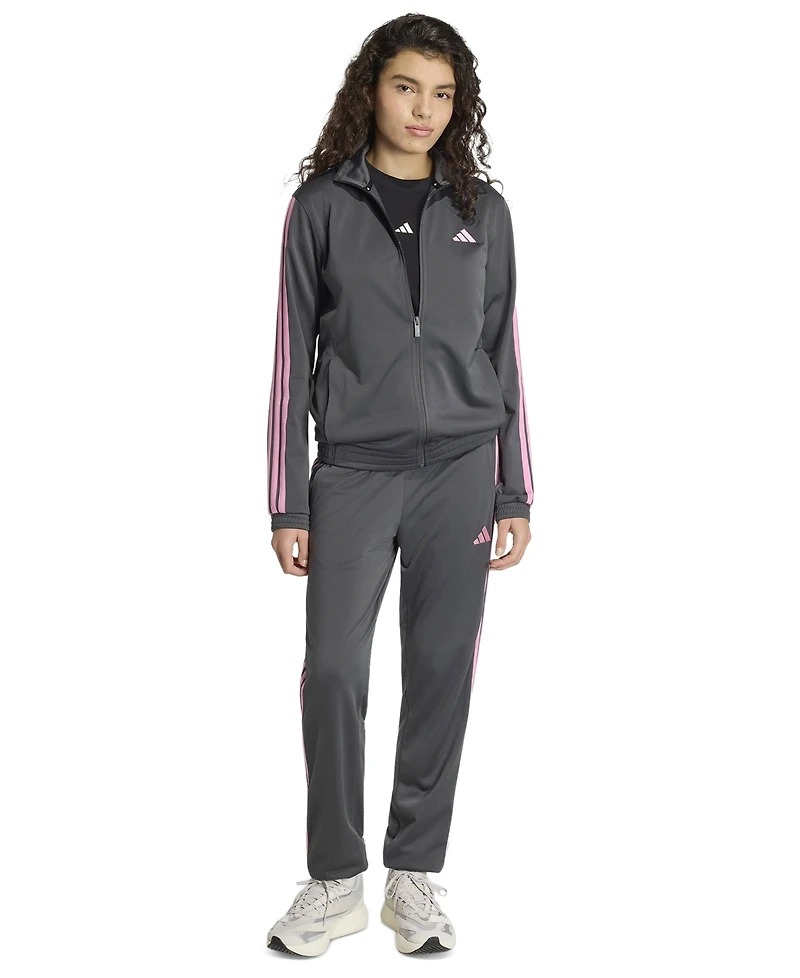adidas Women's Tricot 3-Stripes Track Jacket