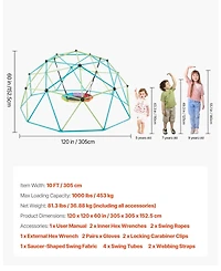 Mecale Bocce Ball Set, 107 mm, 8 Resin Balls + Pallino, Carry Bag & Measuring Rope, 2-8 Players, Outdoor
