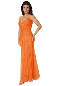 Bebe Women's Beaded Gown