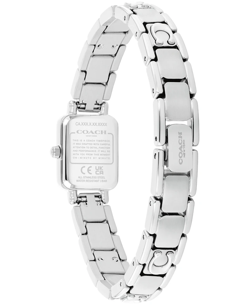 Coach Women's Mara Silver Tone Stainless Steel Bracelet Watch, 15.5mm