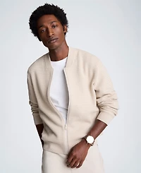 Kenneth Cole Men's Slim-Fit Bomber Sweater