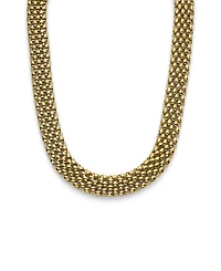 Olivia Burton Women's Chequerboard Link Gold Tone Stainless Steel Necklace