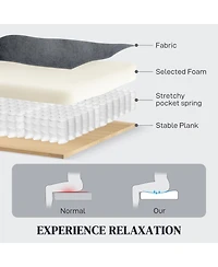 Homcom Wide Swivel Rocker Recliner, Overstuffed Reclining Sofa