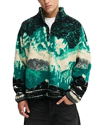 Cotton On Men's Teddy Quarter-Zip Sweater