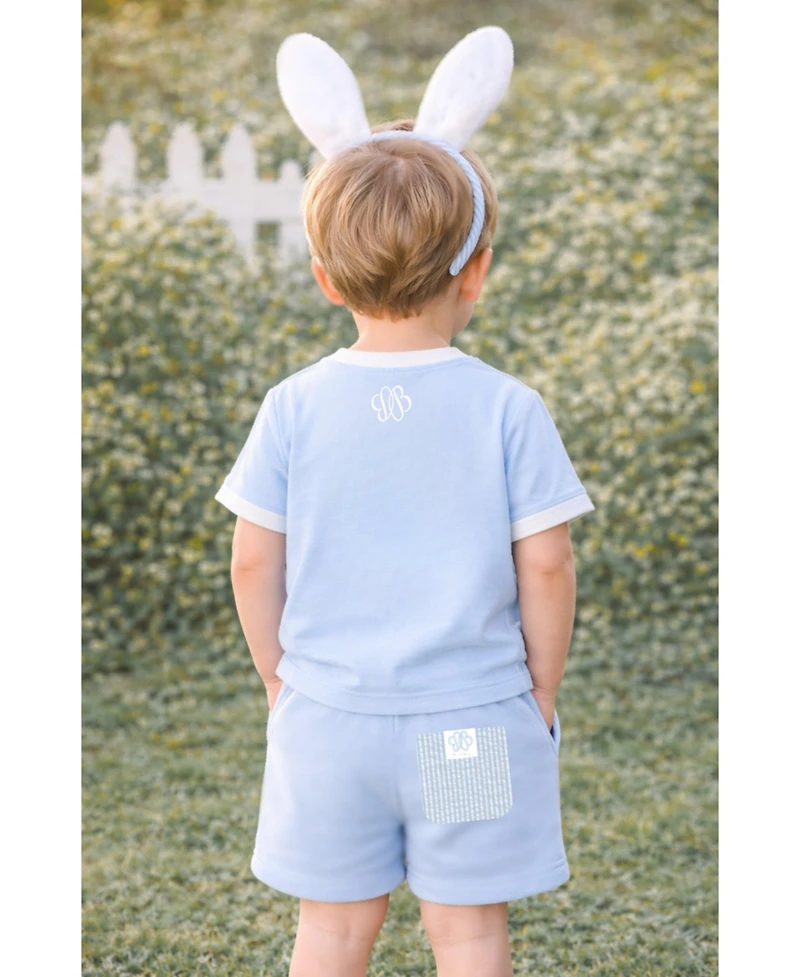 Bits & Bows Little Boys Little/Big Cottontail Bunny T-Shirt