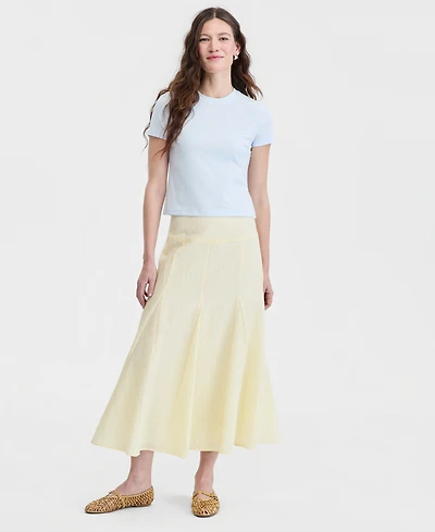 On 34th Women's Seersucker Midi Skirt, Macy's Exclusive