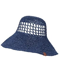 Lauren Ralph Crochet Open Crown Sun Hat