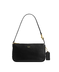Coach Plaza Small Leather Shoulder Bag