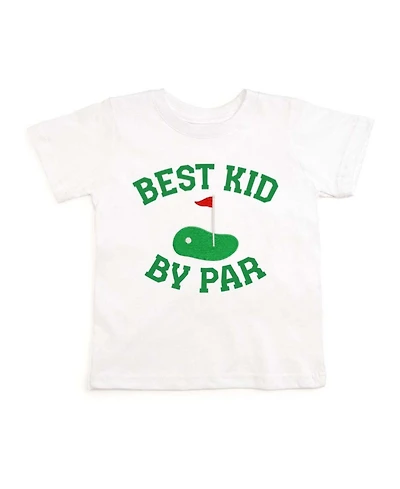Sweet Wink Little Boys Best Kid By Par Patch Short Sleeve T-Shirt