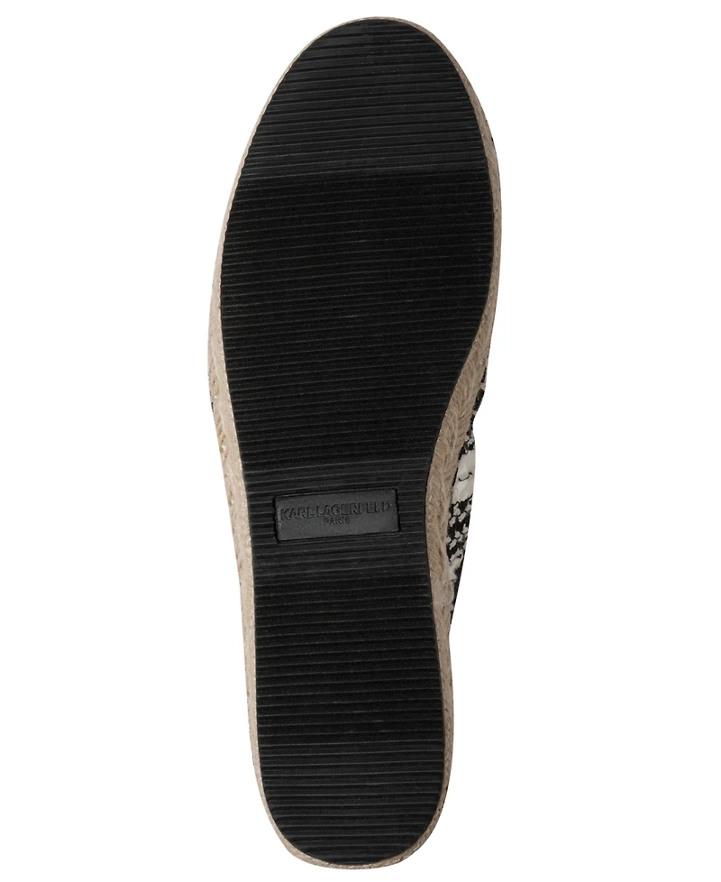 Karl Lagerfeld Paris Women's Millicent Espadrilles Flats