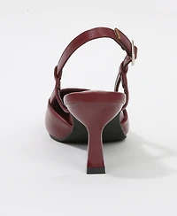 Berness Women's Joanna Slingback Kitten Heels